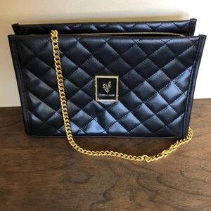 Small Black Purse with Chain Strap